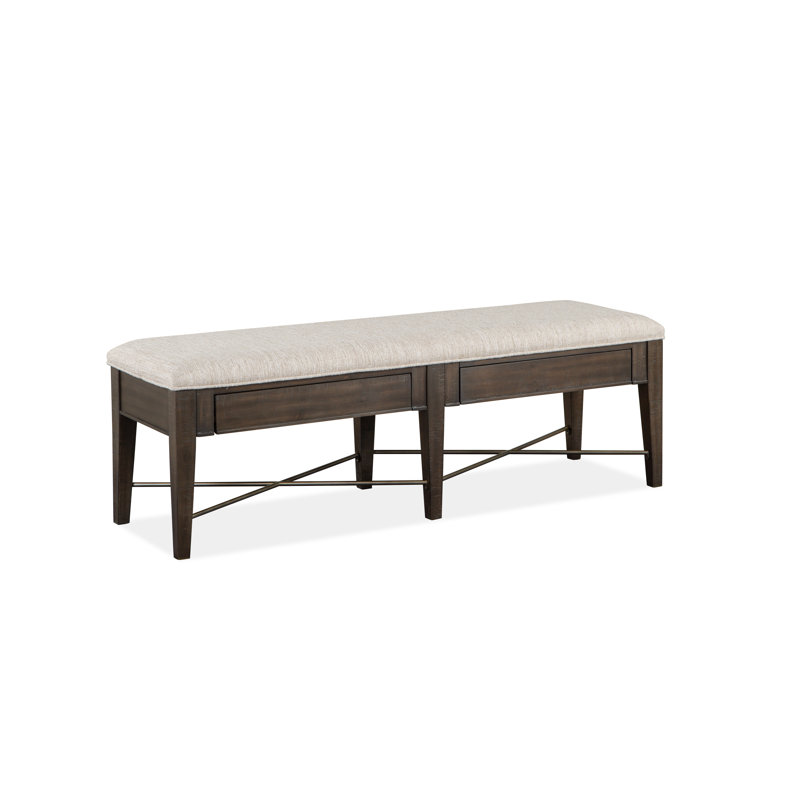 Aronoff Fabric Upholstered Storage Bench, Graphite 