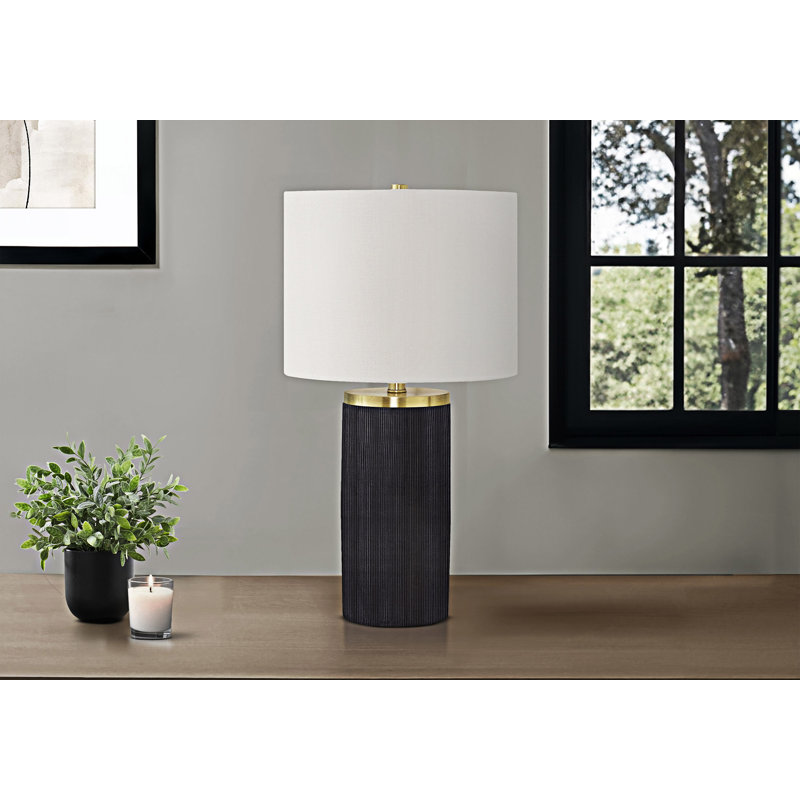 Lampe de table en béton