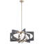 6 - Light Polished Nickel Kitchen Island Pendant