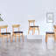 Chaise de salle à manger en bois massif d'unité centrale - 4 ou plus pour la maison, le bureau, le restaurant avec coussin-1746757534