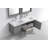 Korolevu 59" Wall-Mounted Double Bathroom Vanity Set