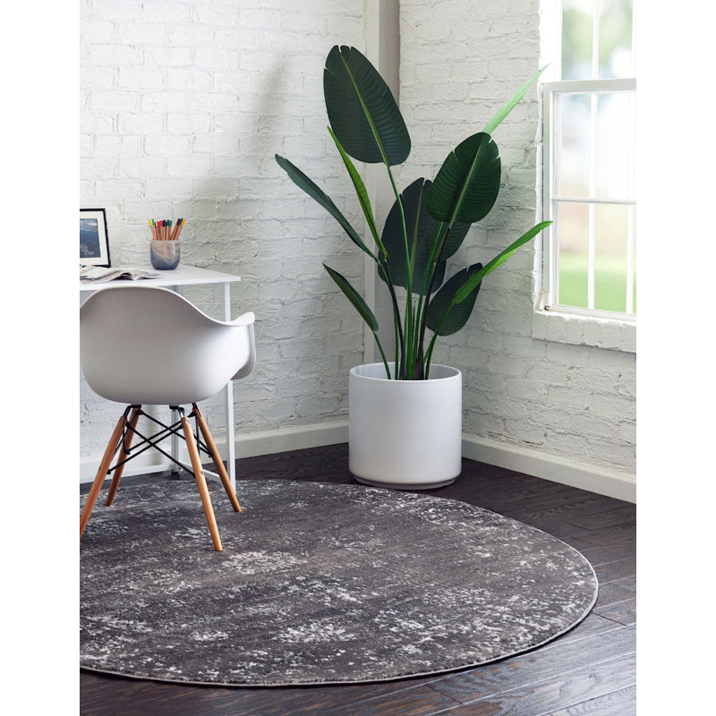 Tapis ikat en pierre Mangine, Rond 5 pi