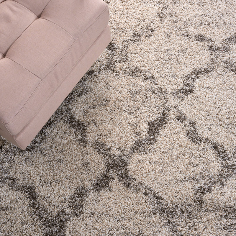 Deauville Shag Performance Geometric Rug, Rectangle 9' x 12'