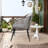 3-Piece Outdoor Patio Bistro Set – Modern Wicker Conversation Chairs with Glass Table & Cushions-118219631-118219624