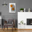  Art mural en verre «You Must not Have» par Katie Gianni, 16 po x 24 po