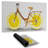 Lemon wheel bike - 14.00"x24.25" Desk mat