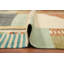 Tapis moderne moderne kilim 5 x 8 avec motifs géométriques