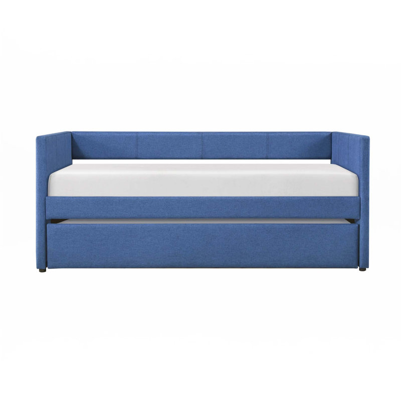 1Pc Daybed With Trundle, Blue