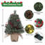 Lighted Artificial Pine Christmas Tree