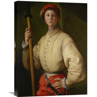 " Portrait Of A Halberdier (Francesco Guardi?) " by Pontormo (Jacopo Carucci)