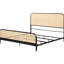 Lit de style oriental en métal noir Coastal - Inspired-130156023-130156026