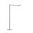 Splitty 45.3'' LED Swing Arm Floor Lamp with USB-48983614