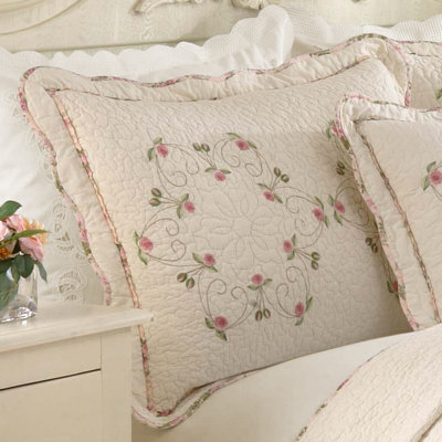 Taie décorative brodée Felisa