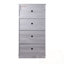 Ranee avec 4 portes en miroir en acrylique et tablettes réglables-2054820629