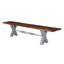 Iron Label Solid Wood Bench-46777414