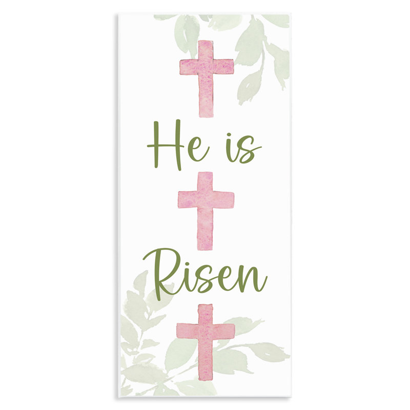 He Is Risen Proverb Wall Plaque Art by Lanie Loreth