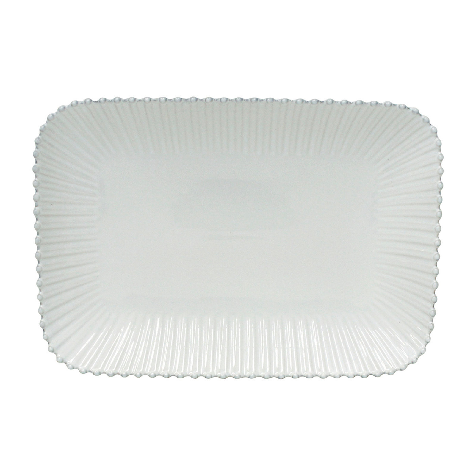Costa Nova Pearl Platter, 1.75" H x 15.5" L x 11" W