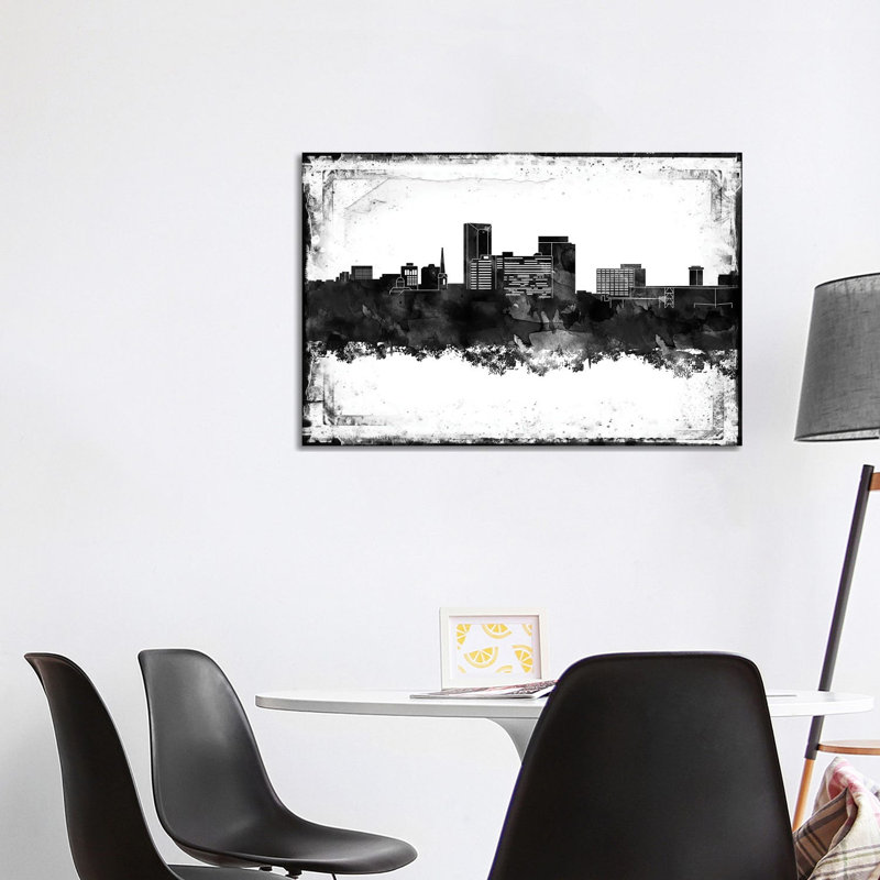 Lexington Black & White Film by WallDecorAddict - Wrapped Canvas Print, 66.04cm H x 101.6cm W x 1.9cm D