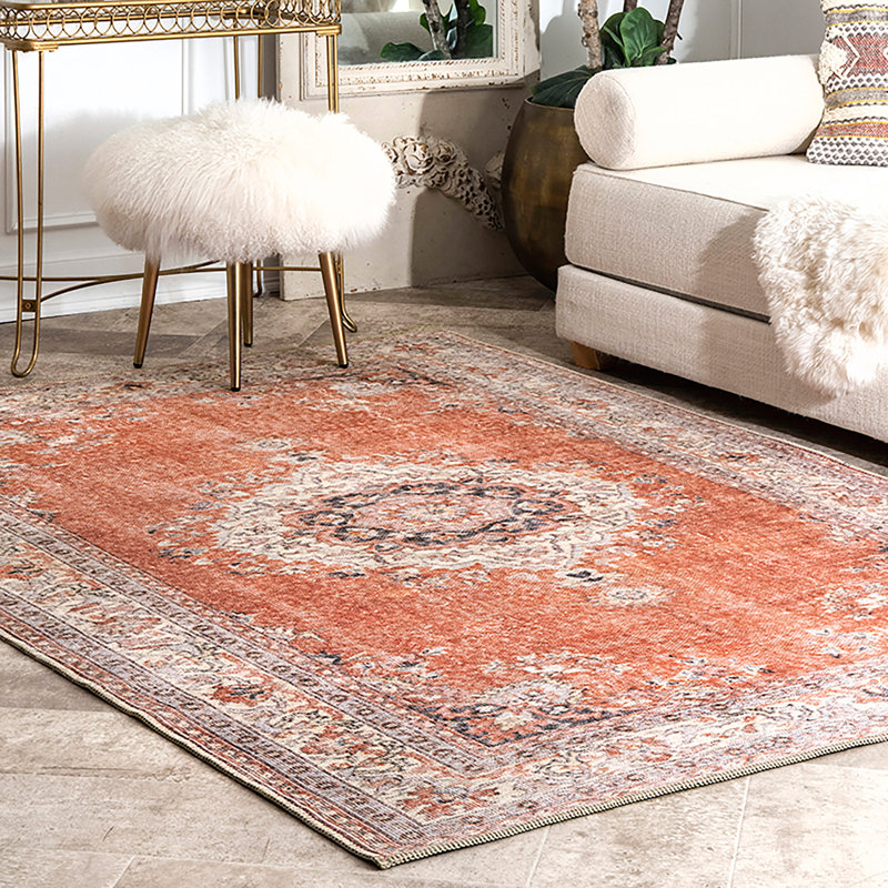 Tapis oriental rouge Vytis, Rectangle 8 pi 4 po x 11 pi 6 po