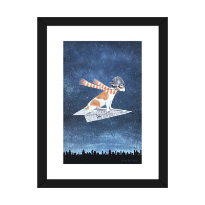 " Jack Russell On A Paper Plane " by Coco De Paris