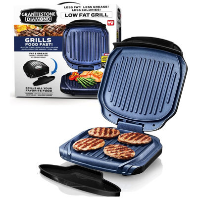 Granitestone Blue Non Stick Electric Grill