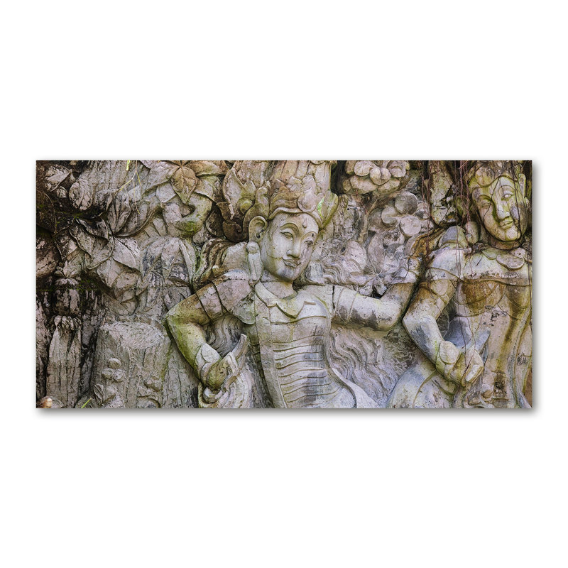 A Stone Sculpture - Wrapped Canvas Print