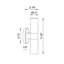 Conners Single Light Stone Dimmable Flush Mounted Sconce-93962416
