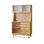 Simple Modern Rubberwood Multifunctional Food Cabinet