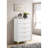 Karena White Rectangular 5-Drawer Chest