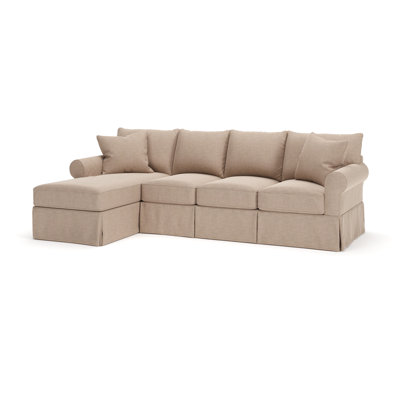 Amari Slipcovered Chaise Sectional