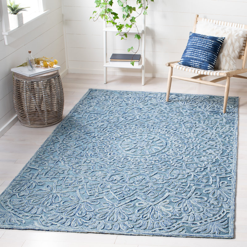 Scottsville Hand Tufted Performance Geometric Rug, Rectangle 5' x 8'