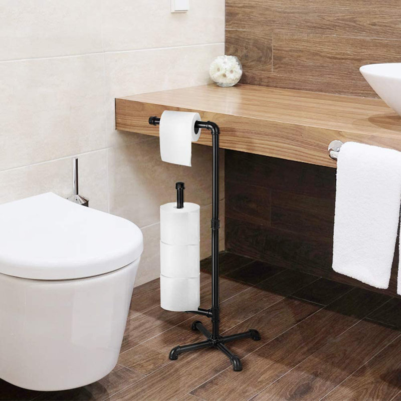 Porte-papier hygiénique sur pied