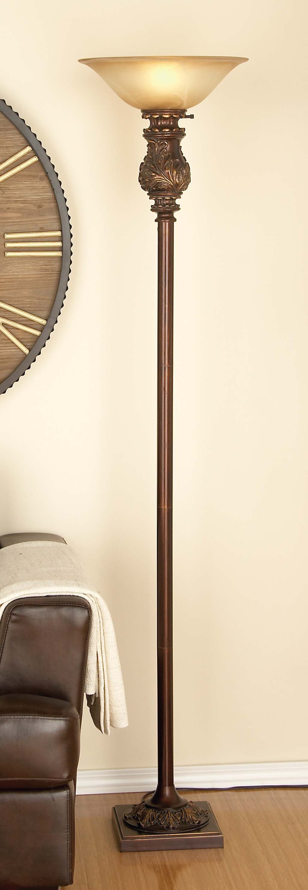 Fleur De Lis Living Adalia 70" Torchiere Floor Lamp & Reviews | Wayfair