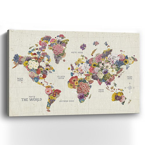 Art mural sur toile 48 "x 32", H 36 po x l 24 po x P 1,25 po
