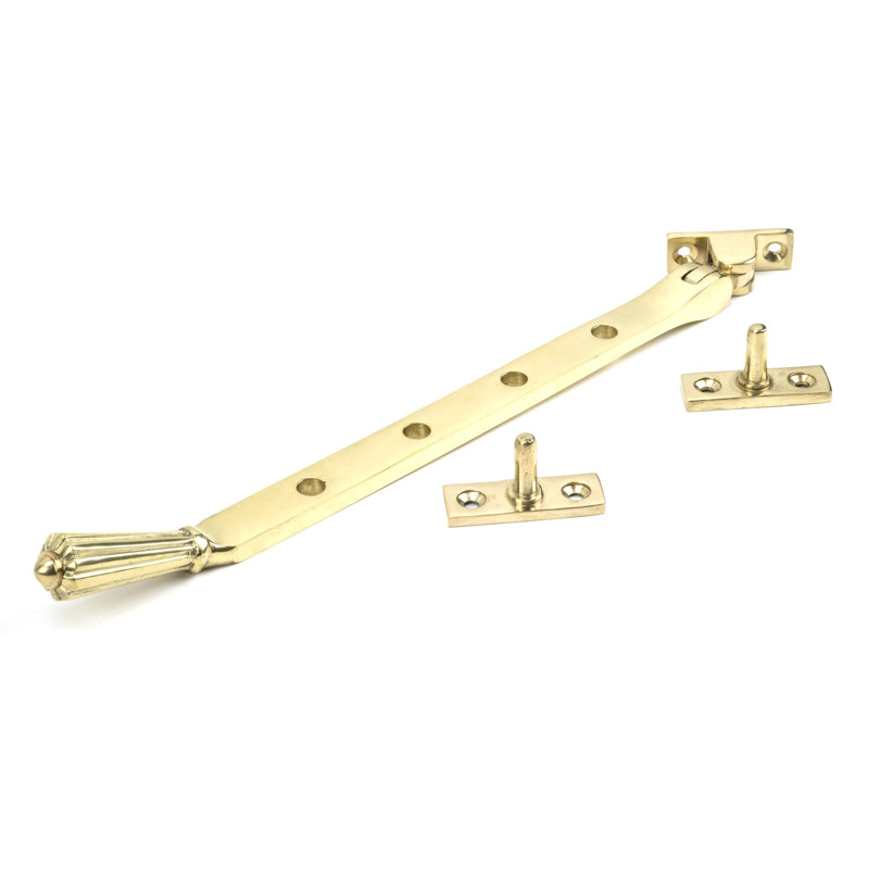 Hinton Stay Door Accessory, Polished Brass