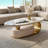 Oval Coffee Table with Drawer