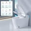 YULIKA 1.3 Gallons GPF Elongated Comfort Height Floor Mounted Bidet Toilet (Seat Included)