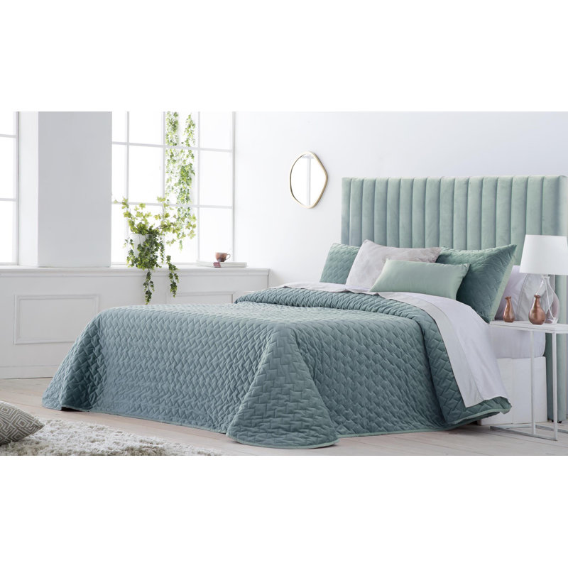 Polyester / Microfiber Solid Colour Bedding, Blue, 180cm W x 270cm L