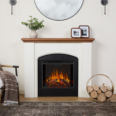 Anika 49" Electric Fireplace with Reversible Surround by Real Flame