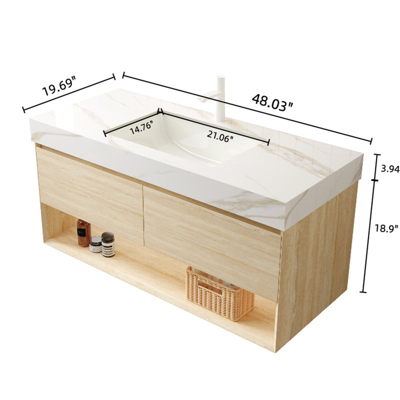Meuble-lavabo flottant Sabra