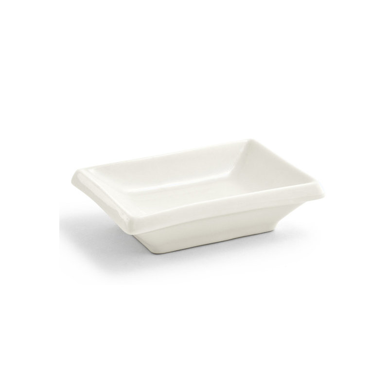 Desserte de condiment rectangulaire eurowhite, Blanc euro
