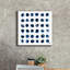 «Markmake Blue Sq 1» par Melissa Averinos, art mural sur toile-12844752