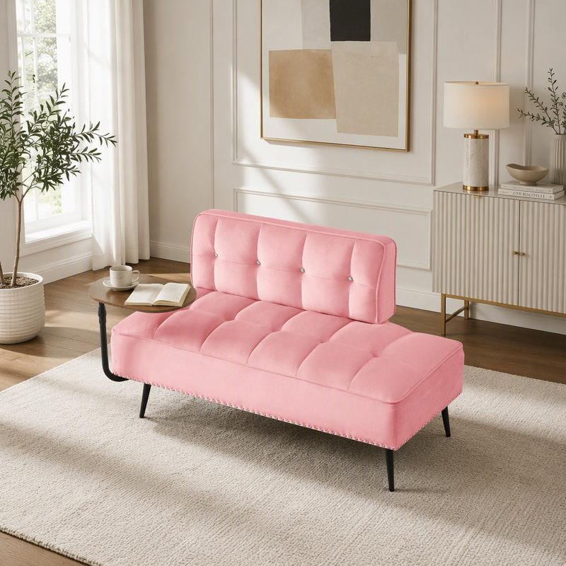Canapé-lit, canapé-lit convertible 3 en 1 avec dossier réglable et support pour téléphone et USB, type C, fauteuil inclinable réglable, fauteuil