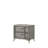 2 Drawer Nightsand In Gray Bookmatched Veneers