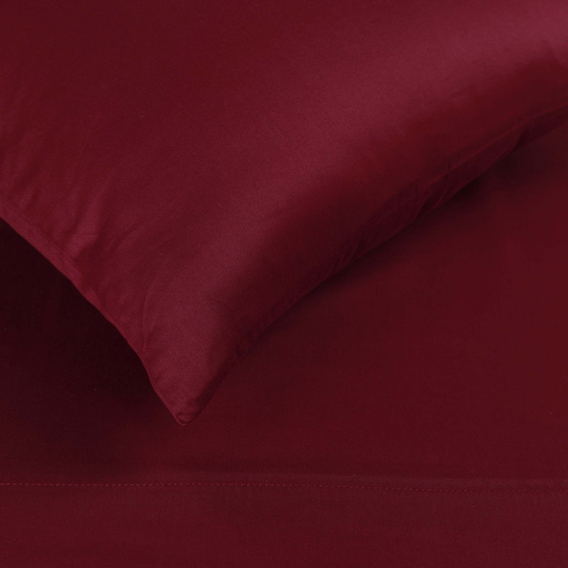 Ensemble de draps 300 po, Ensemble de draps pour très grand lit + un drap-h, Bourgogne