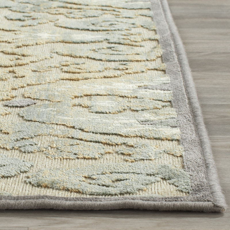 Lymansville Ikat Viscose Area Rug, Rectangle 122 x 170 cm