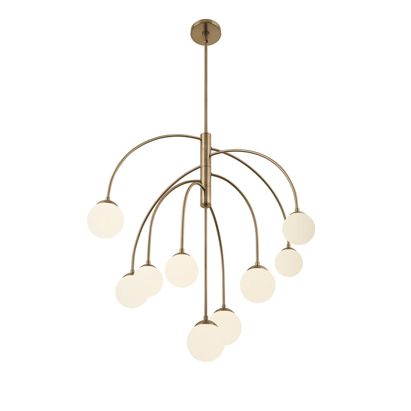Fusion - Noho Chandelier - 9-Light - 32"W x 35"H, 32"W x 35"H