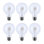Deena 6W G25 Coil Filament LED Clear Bulb