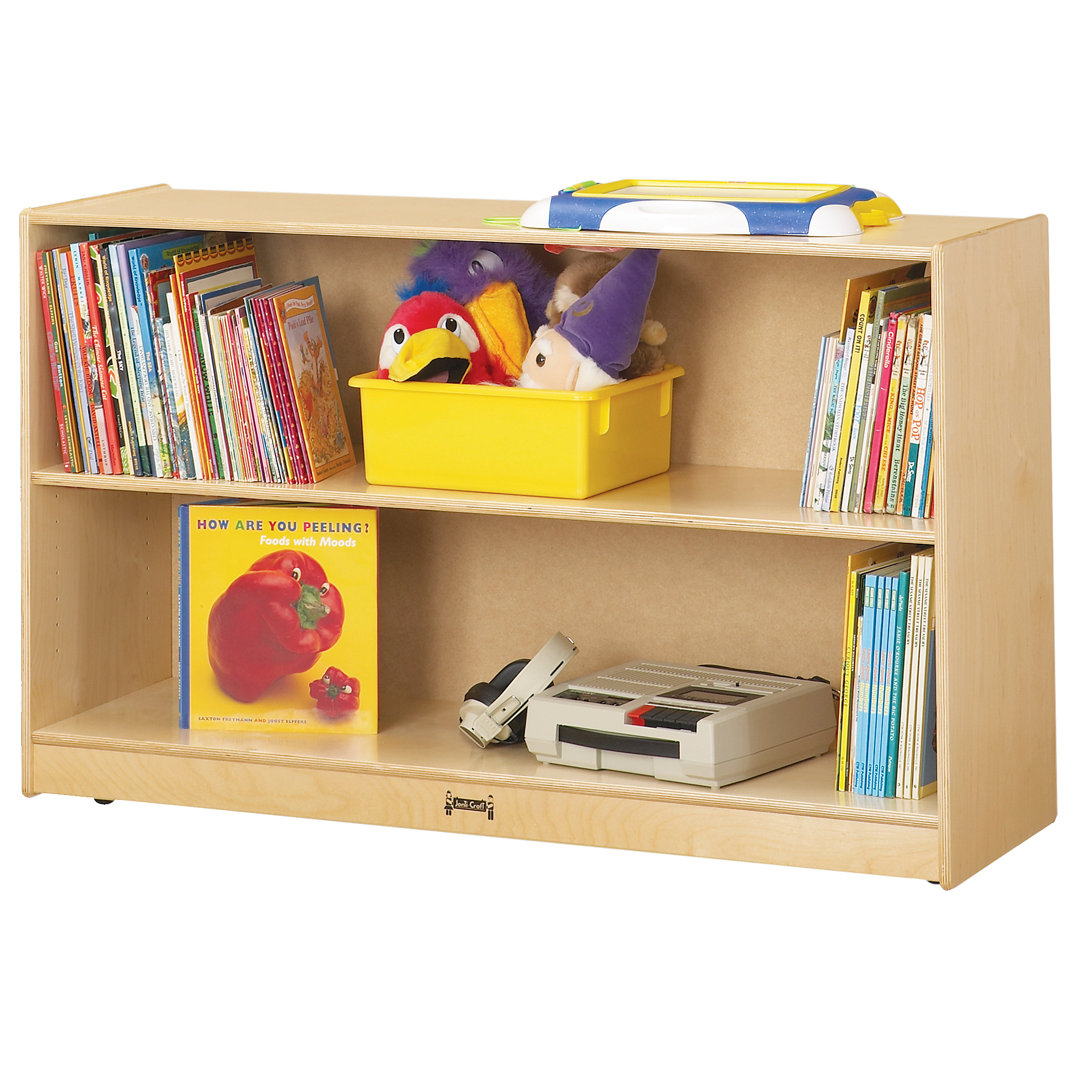 Jonti-Craft Adjustable Mobile Straight-Shelves Jonti-Craft Back 