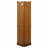 6 Shelf Lighted Corner Curio Cabinet With Adjustable Tempered Glass Shelves And Mirror Back(E26 Light Bulb Not Included)-1615673186